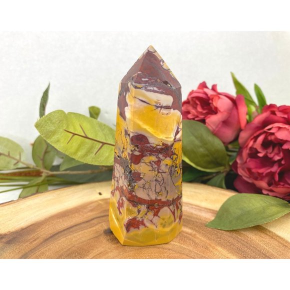 Mookaite Tower - Mookaite Generator - Natural Mookaite Point - 5" Mookaite - Picture 1 of 9